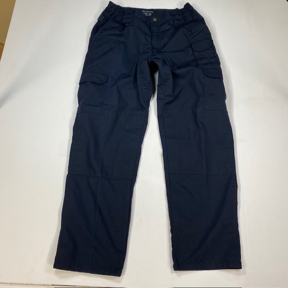5.11 Tactical Series Cargo Pants Mens 32x32‎ Navy Blue Ripstop Workwear Trousers